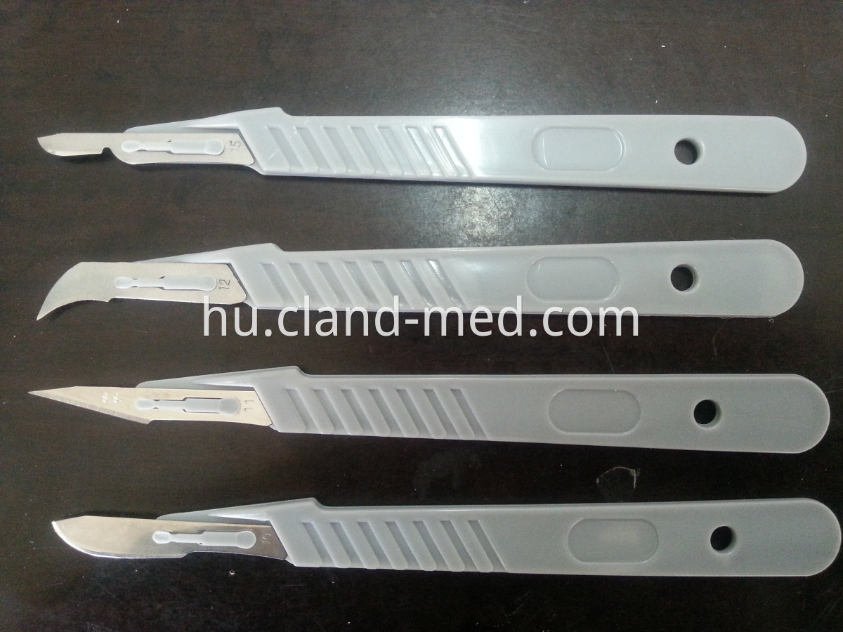 CL-SA0001 surgical blade with plastic handle(4)